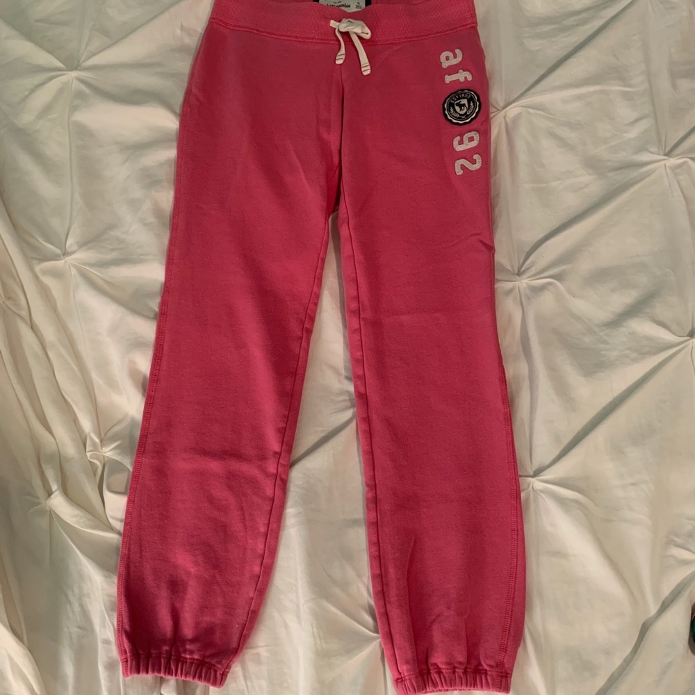 Abercrombie Kids pink sweat pants